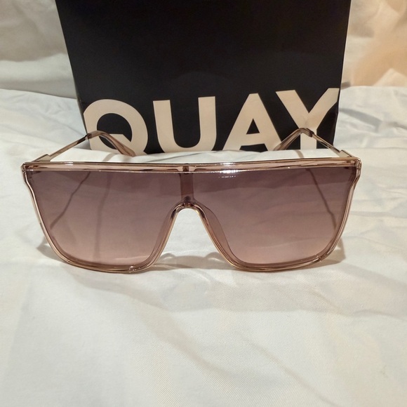 Quay Australia Nightfall Remixed Sunglasses in Brown Fawn main image 7